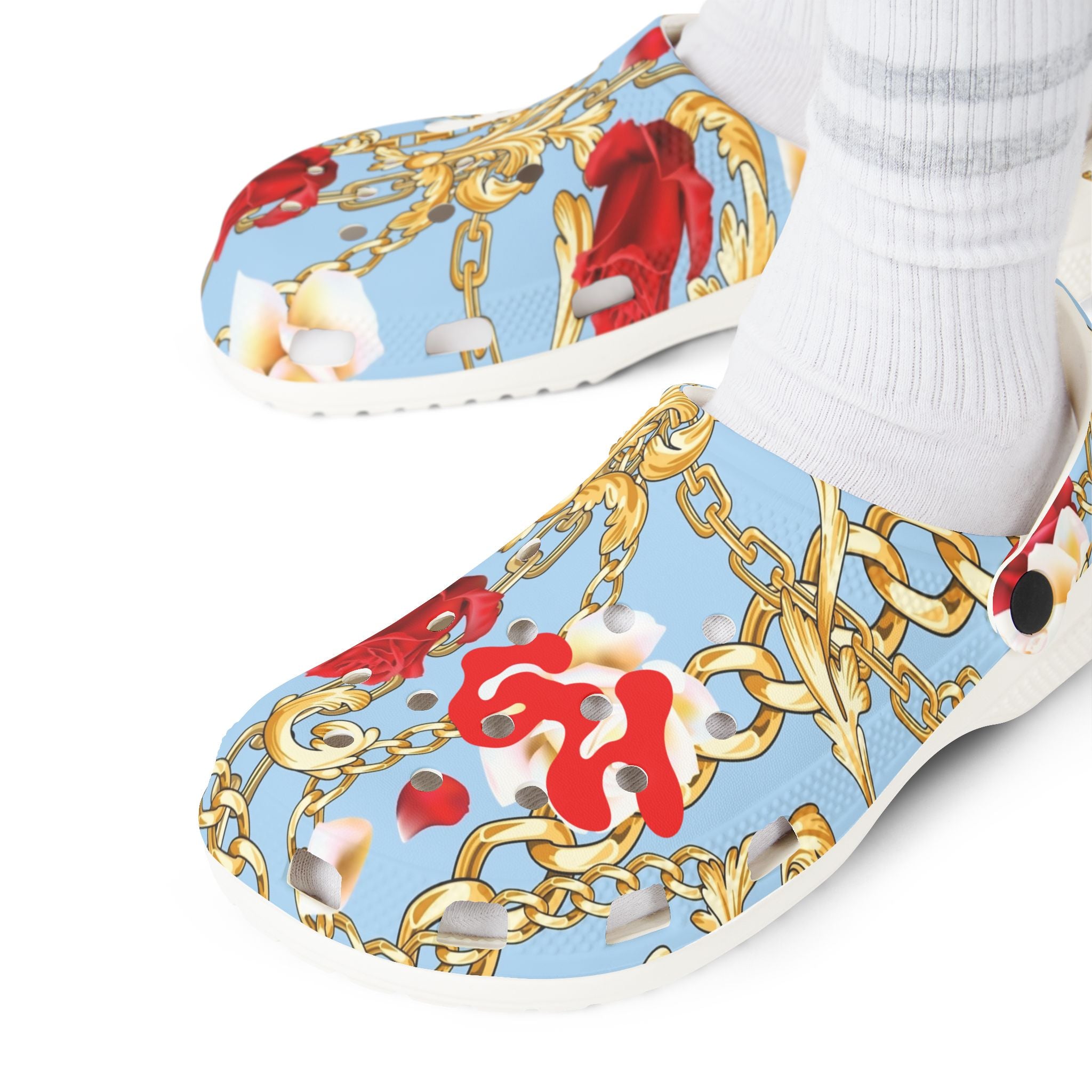 HG Crocs "Gold Chainz"